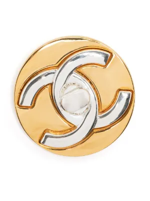 CHANEL Pre-Owned 1986-1988 Coco Mark Ring | Gold | FARFETCH