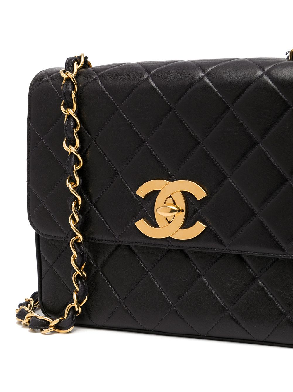 фото Chanel pre-owned стеганая сумка через плечо 1995-1997-го года