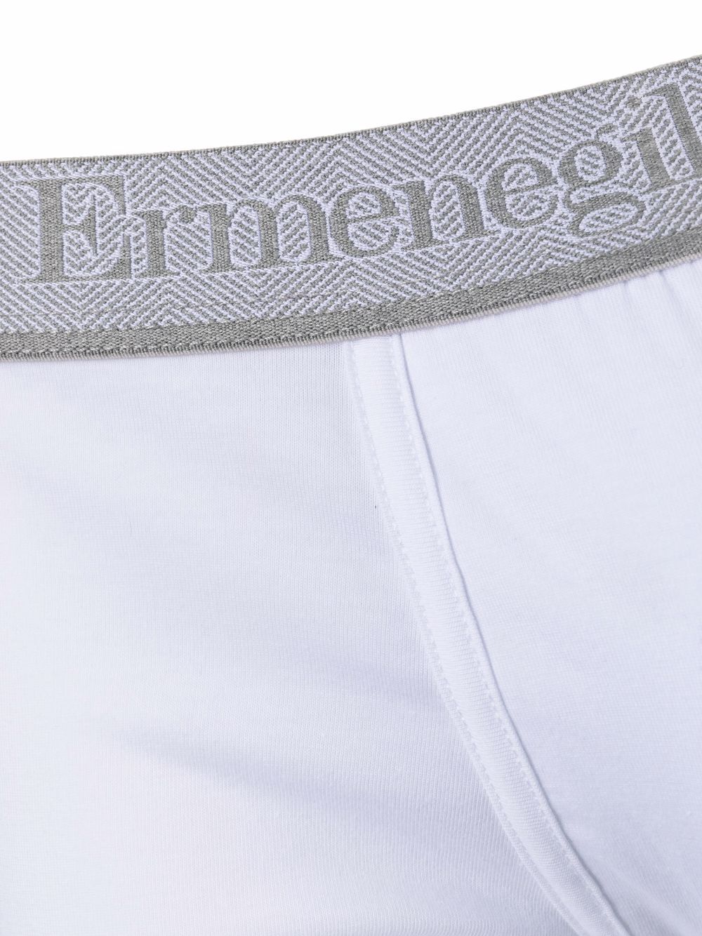 Shop Ermenegildo Zegna Logo-waistband Boxer-shorts In White