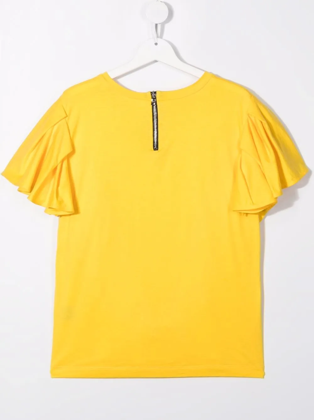 фото Balmain kids футболка с оборками и логотипом