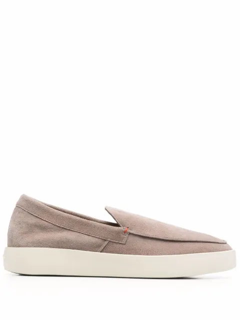 Santoni Backdrop leather loafers