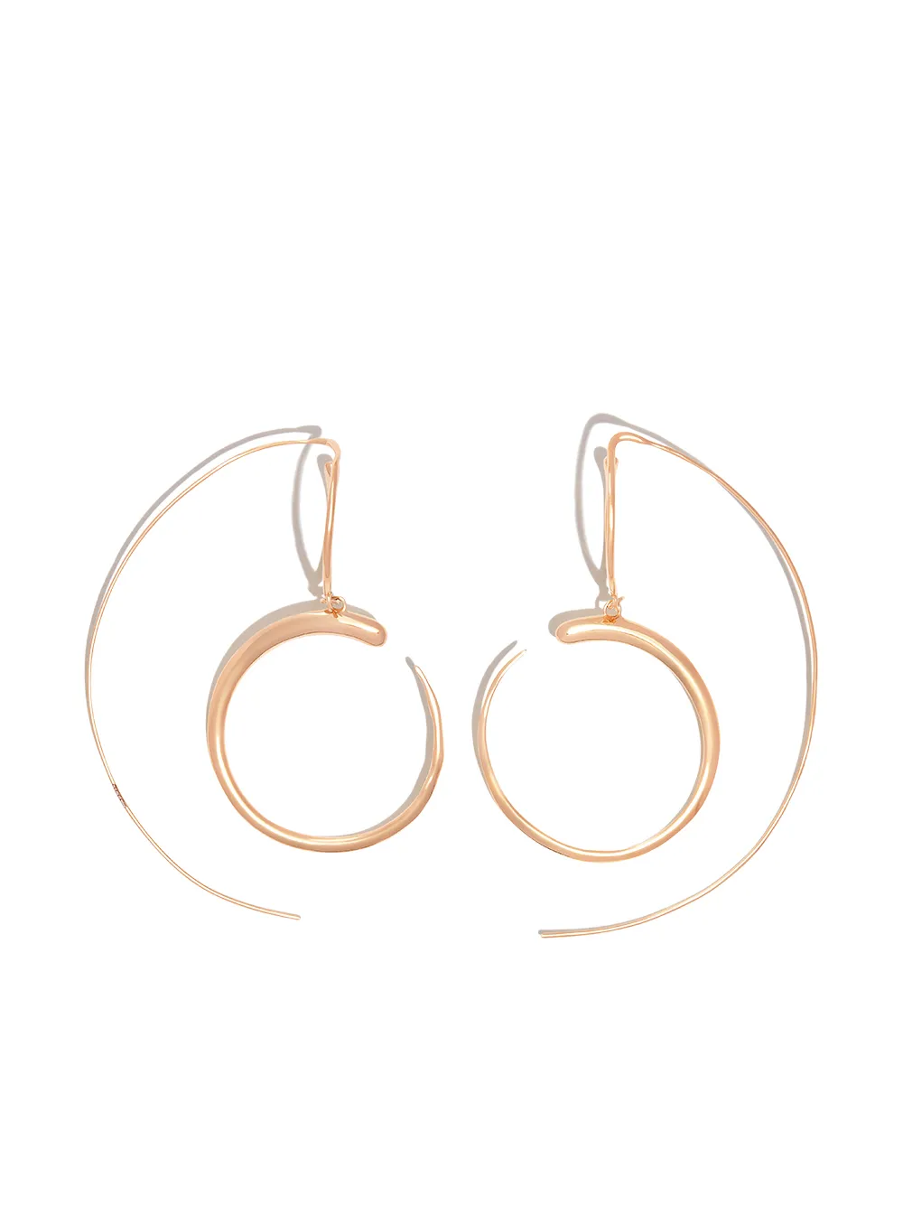 Shop Khiry Nandi Hoop Earrings In Gold