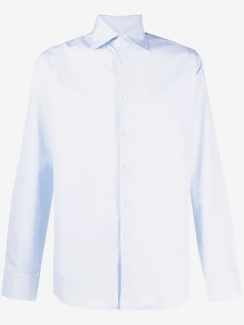 Canali button-up cotton shirt