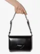 Prada logo plaque shoulder bag