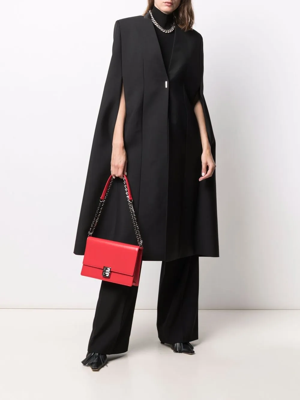 Image 2 of Givenchy tailored cape-style coat
