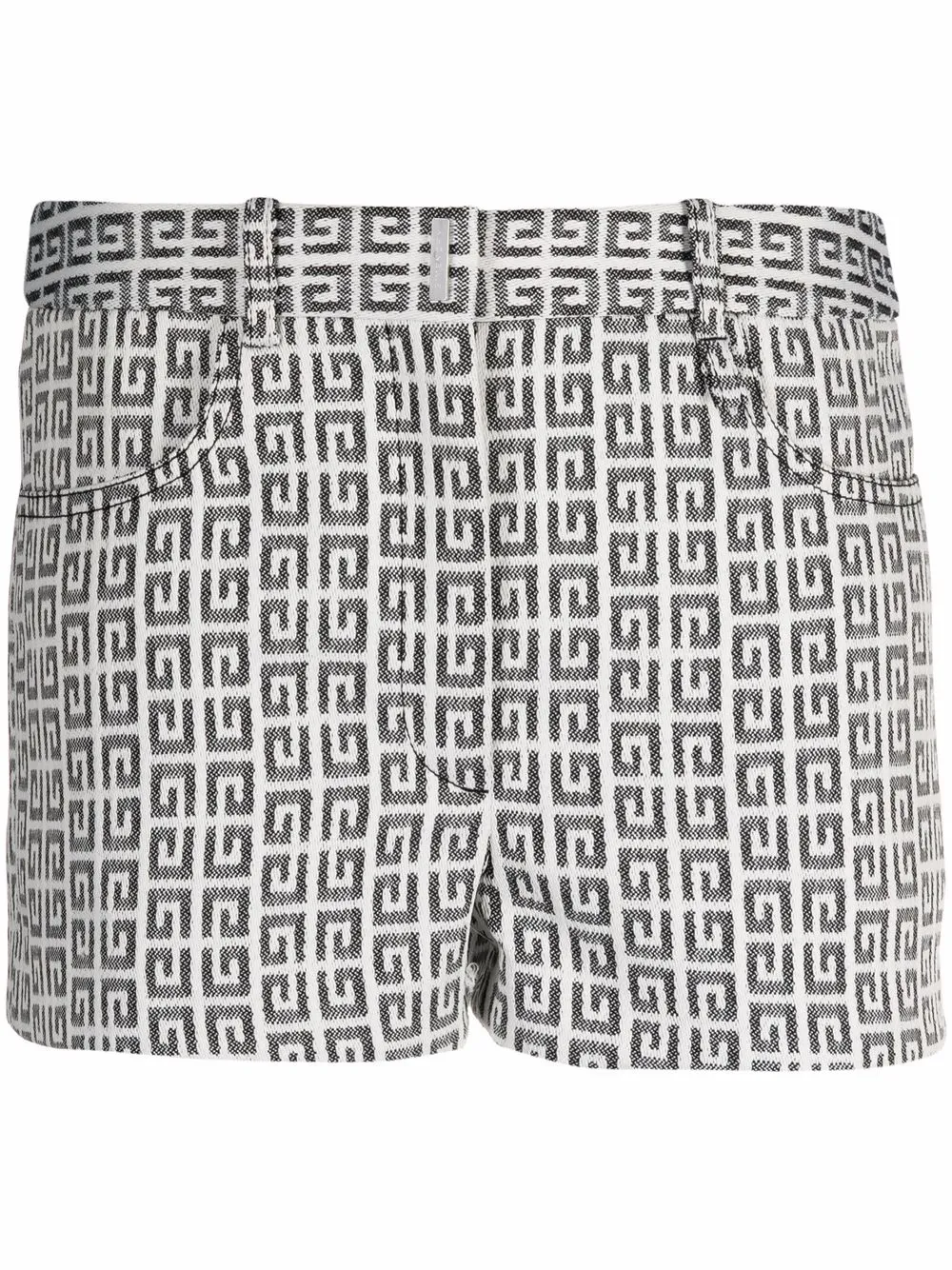 

Givenchy shorts con logo estampado - Blanco