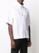 Givenchy band-collar zipped shirt