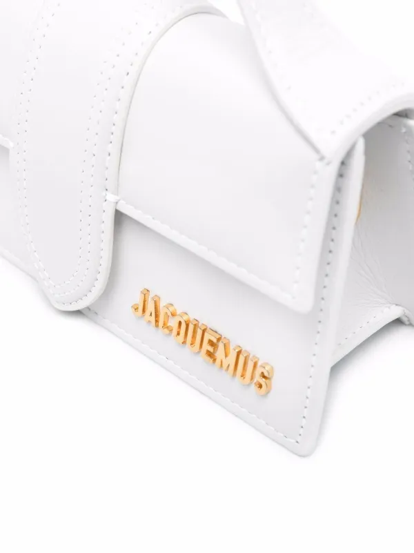 ショルダーバッグ・ポシェット JACQUEMUS 'Le Bambino Long' shoulder bag White Le Bambino Long leather shoulder bag in white - Jacquemus