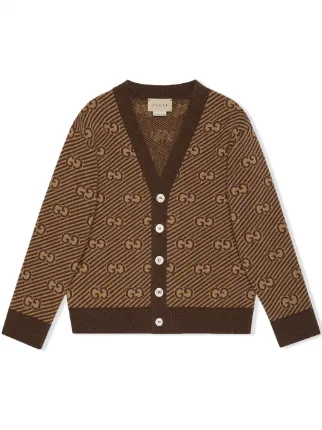 Gucci Kids グッチ・キッズ GG ストライプ カーディガン - FARFETCH