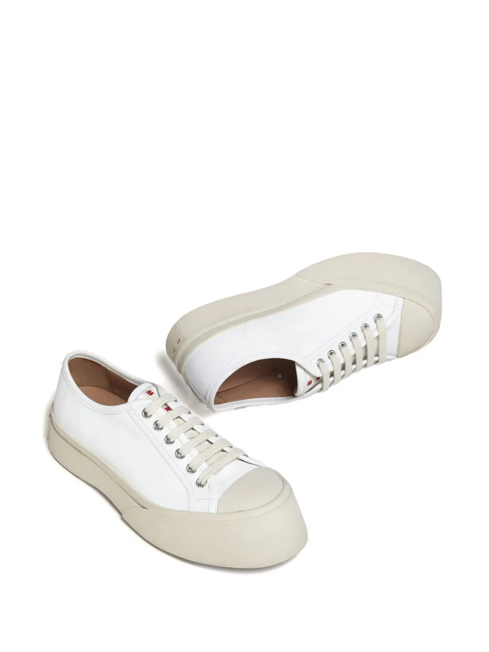 Marni leather sneakers Wit
