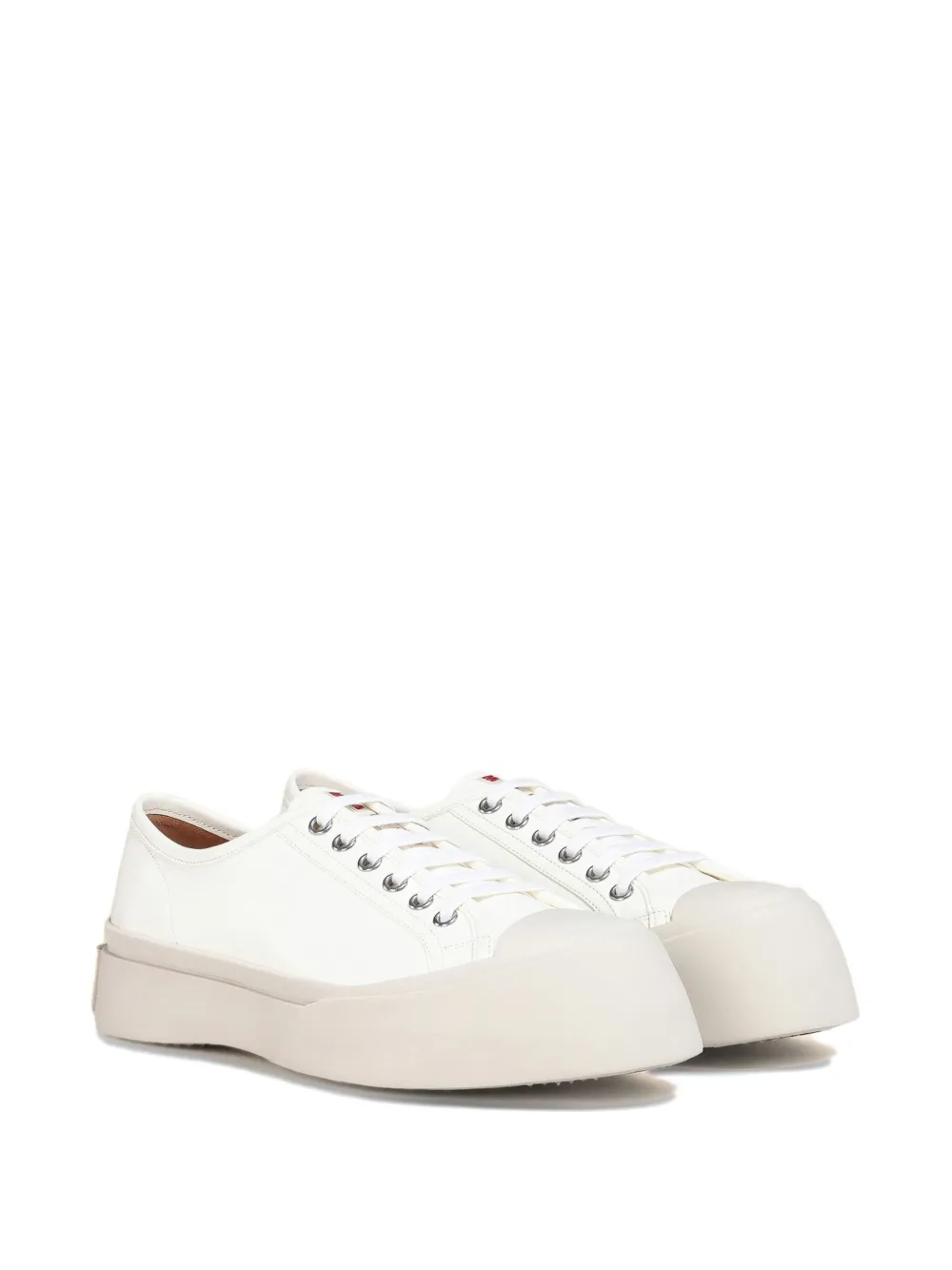 Marni leather sneakers Wit