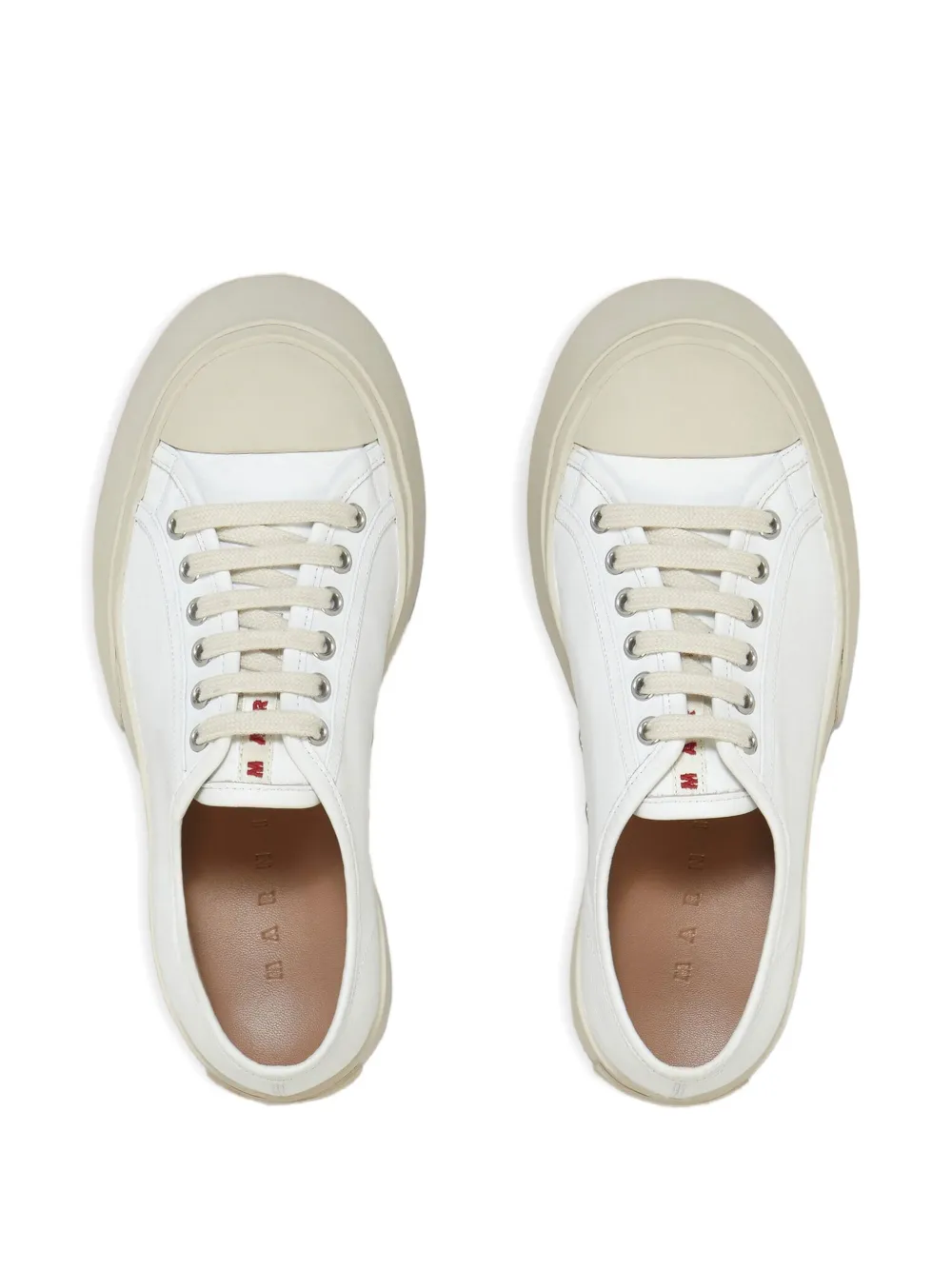 Marni leather sneakers Wit