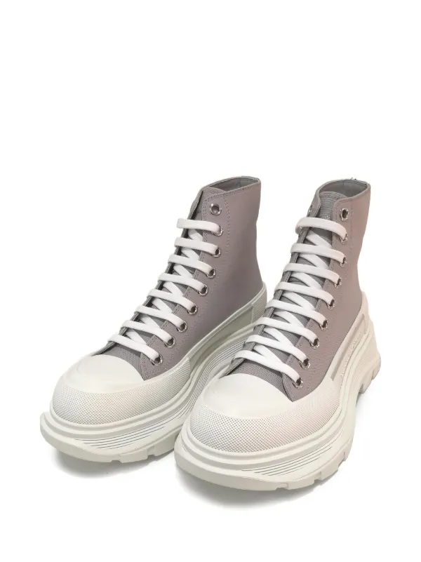 Alexander McQueen Tread Slick Boots | Grey | FARFETCH