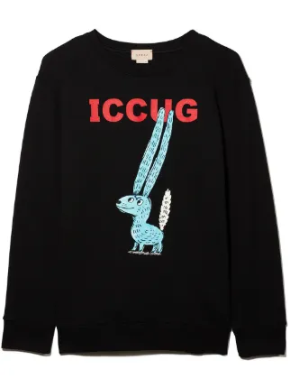 Gucci Kids Freya Hartas Cotton Sweatshirt Farfetch