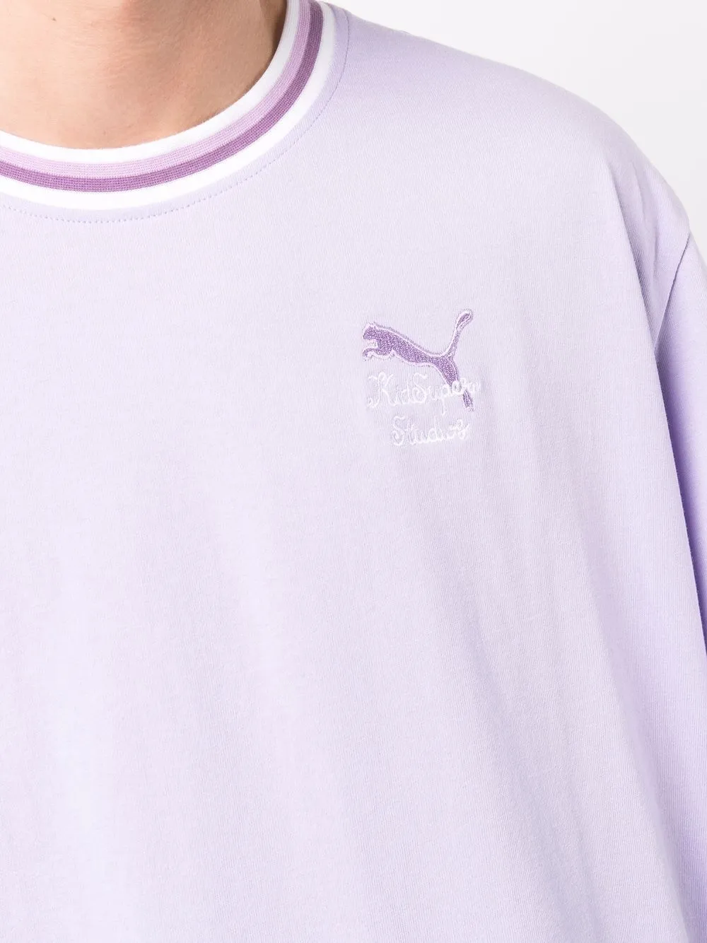 фото Puma футболка с вышитым логотипом