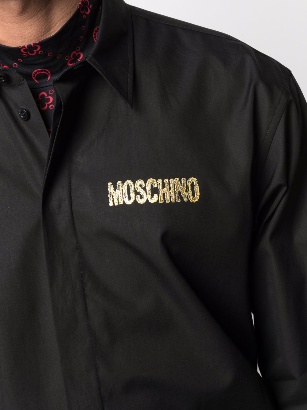 фото Moschino рубашка с логотипом