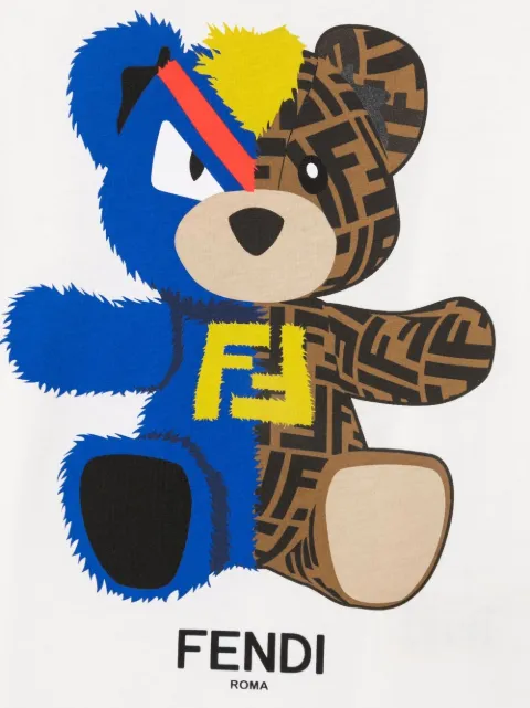 fendi teddy bear t shirt