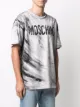 Moschino paint-effect short-sleeve T-shirt