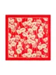 Image 2 of Gucci poppy-print silk scarf