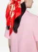 Gucci poppy-print silk scarf
