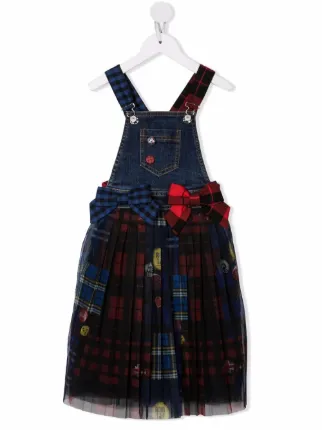 Tartan hotsell dungaree dress