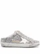 Image 1 of Golden Goose glitter slip-on trainers