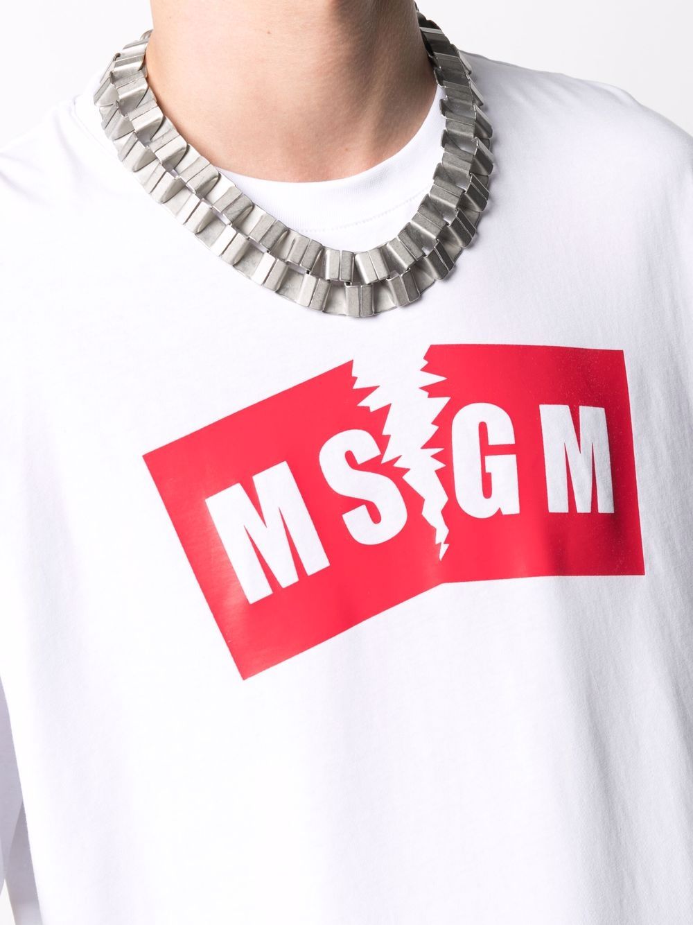 фото Msgm футболка с логотипом