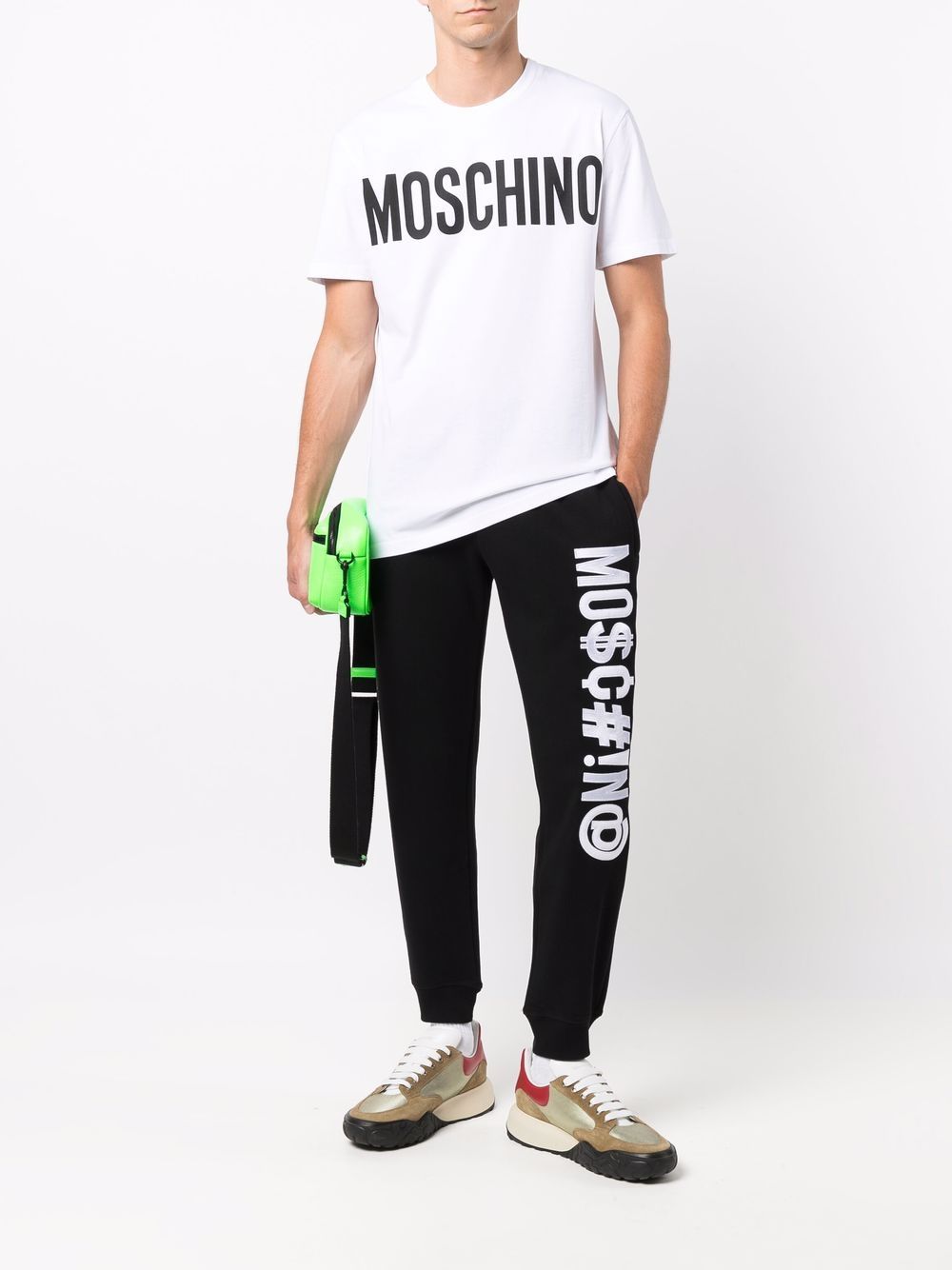 фото Moschino спортивные брюки с логотипом