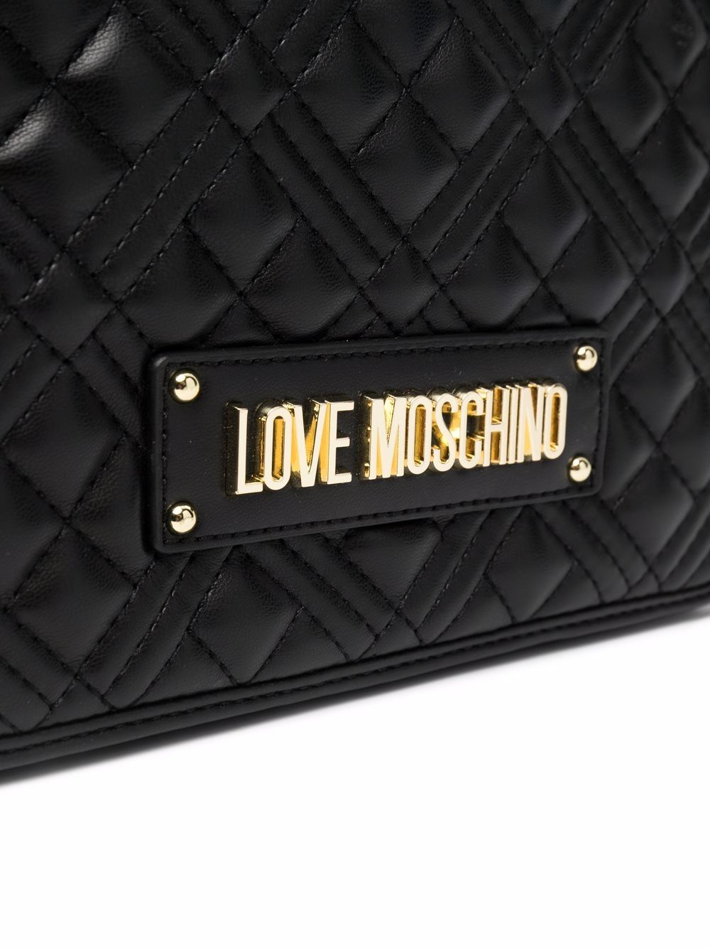 фото Love moschino стеганая сумка на плечо с логотипом