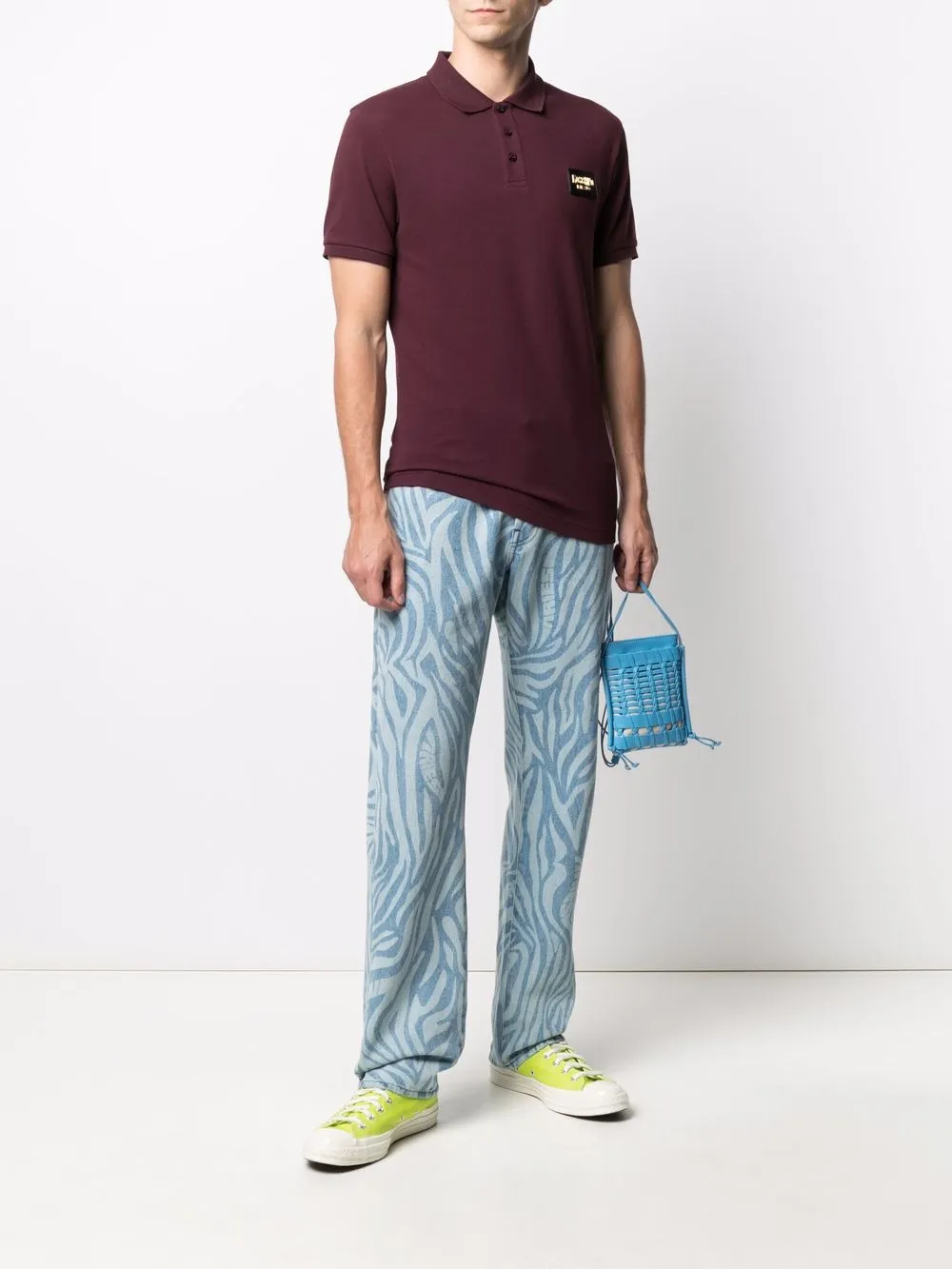 фото Moschino рубашка поло с логотипом