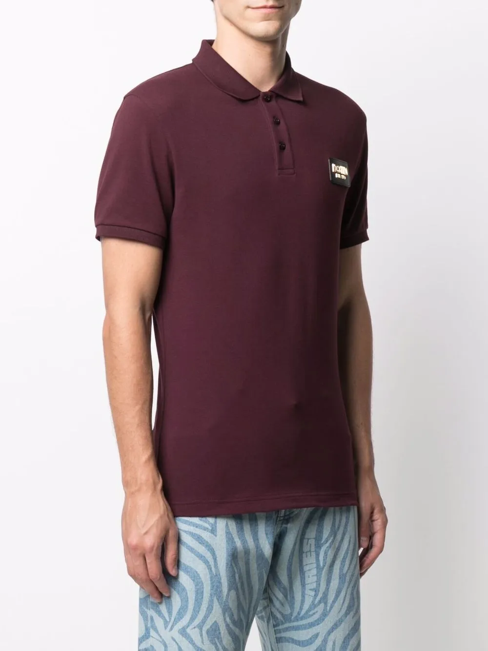 фото Moschino рубашка поло с логотипом