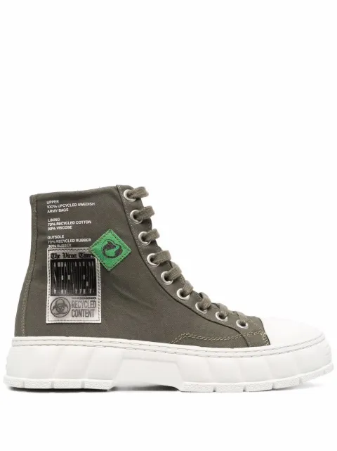 logo hi-top sneakers