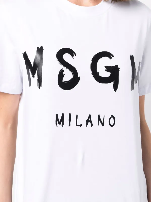 MSGM logo-print T-shirt - Farfetch