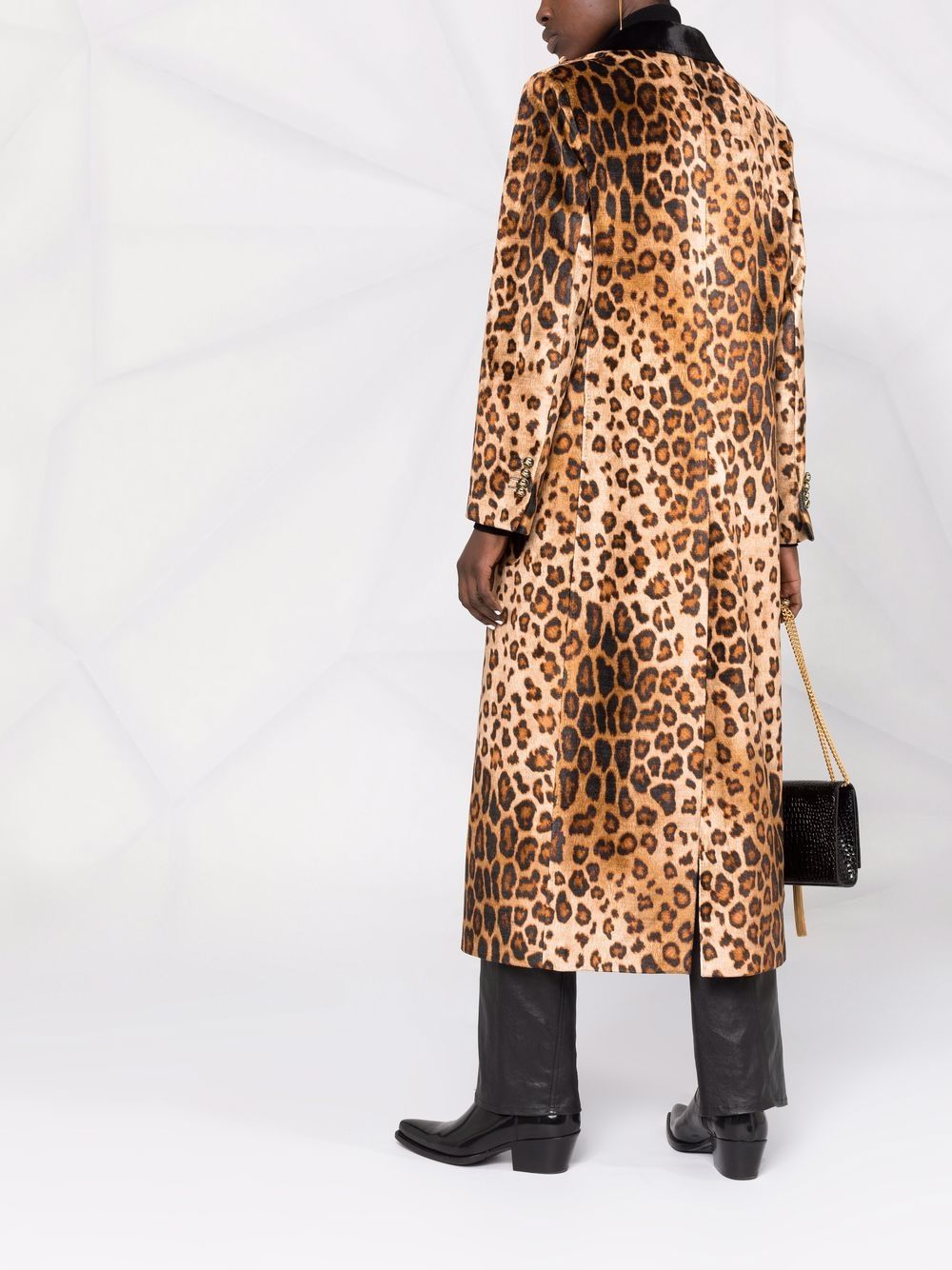 фото Etro пальто с леопардовым принтом