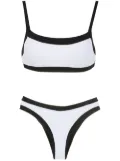 Amir Slama two-tone bikini set - Black