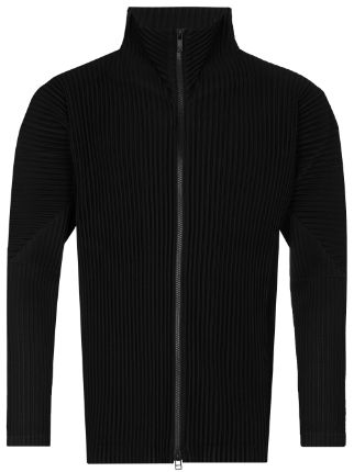 Homme Plissé Issey Miyake Plissé zip-up Track Jacket - Farfetch