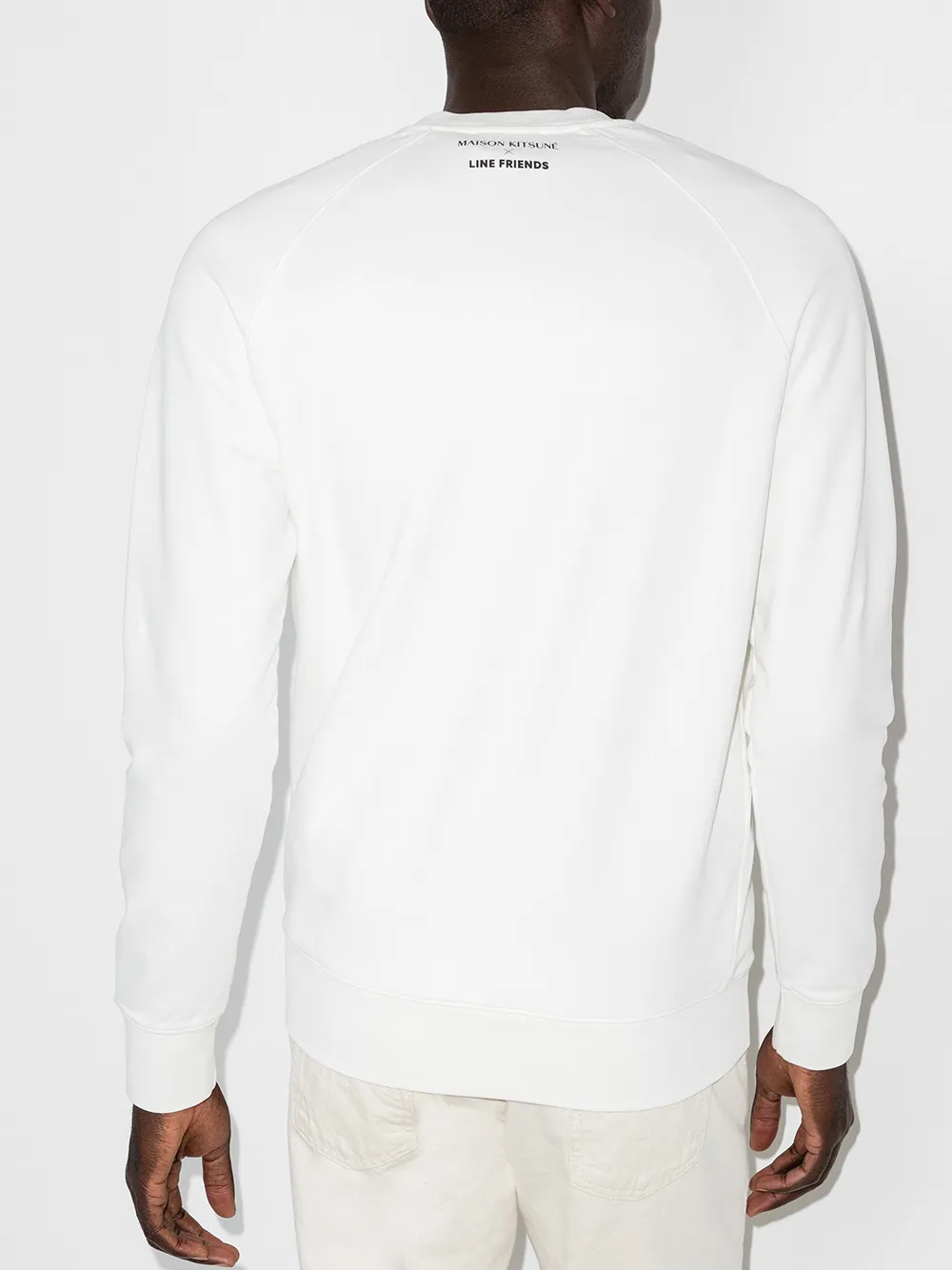 фото Maison kitsuné толстовка из коллаборации с line friends