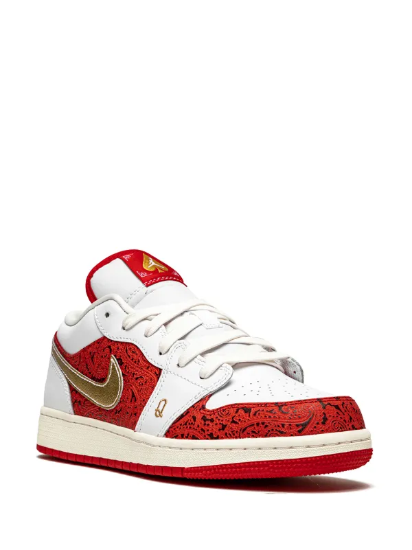 Jordan Kids Air Jordan 1 Low Spades Sneakers Farfetch