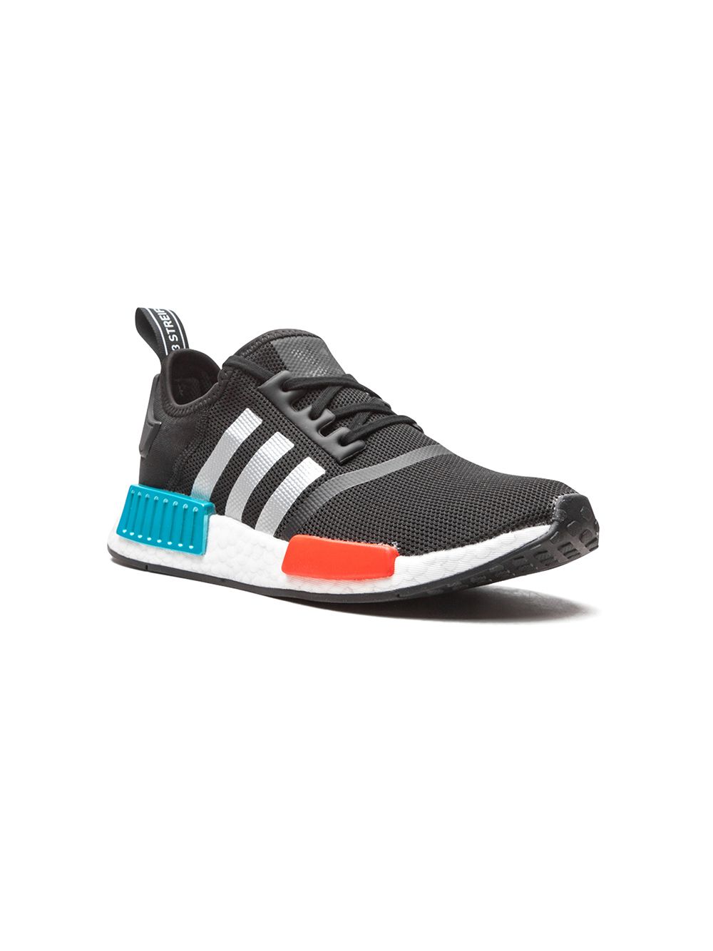 Image 1 of adidas Kids NMD_R1 "Black Solar Red" sneakers