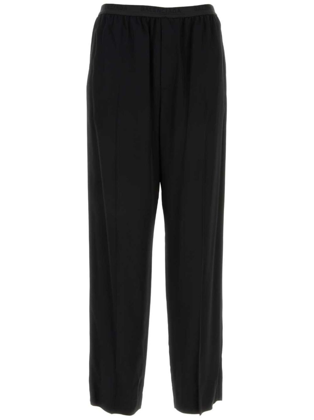 Balenciaga Elastic straight-leg trousers - Black