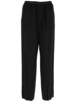 【BALENCIAGA】Men's Loose Pants in Black Balenciaga Loose Fit Buckle Pants Black Men's - FW23 - US