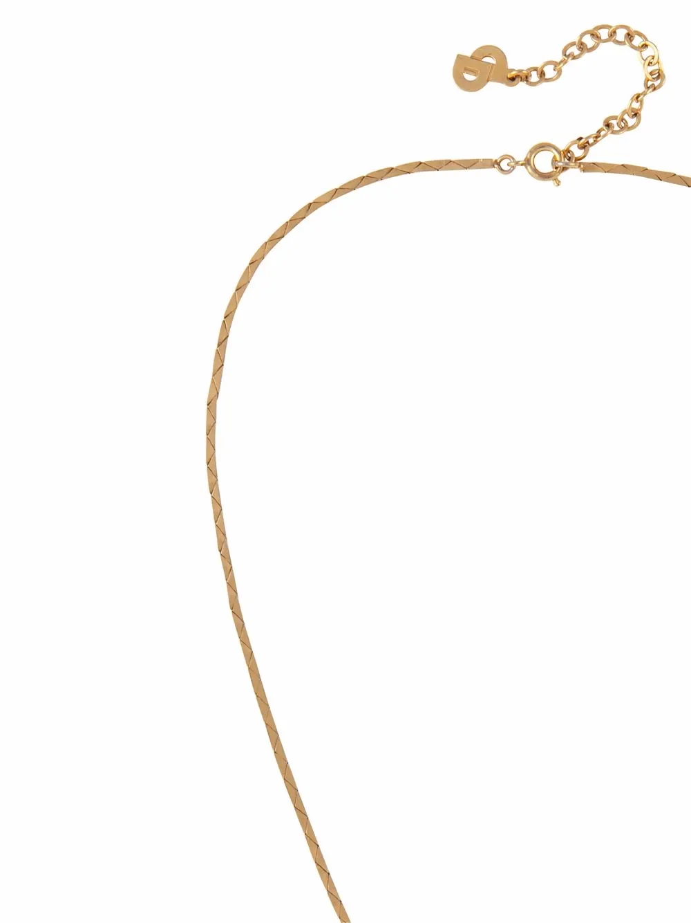 1980s Pre-Owned Faux-Pearl Pendant Necklace