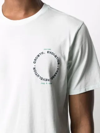 logo-print cotton T-shirt展示图