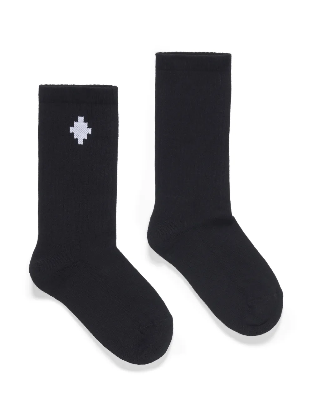 Marcelo Burlon County Of Milan Kids' Cross-embroidered Mid-length Socks In Blue