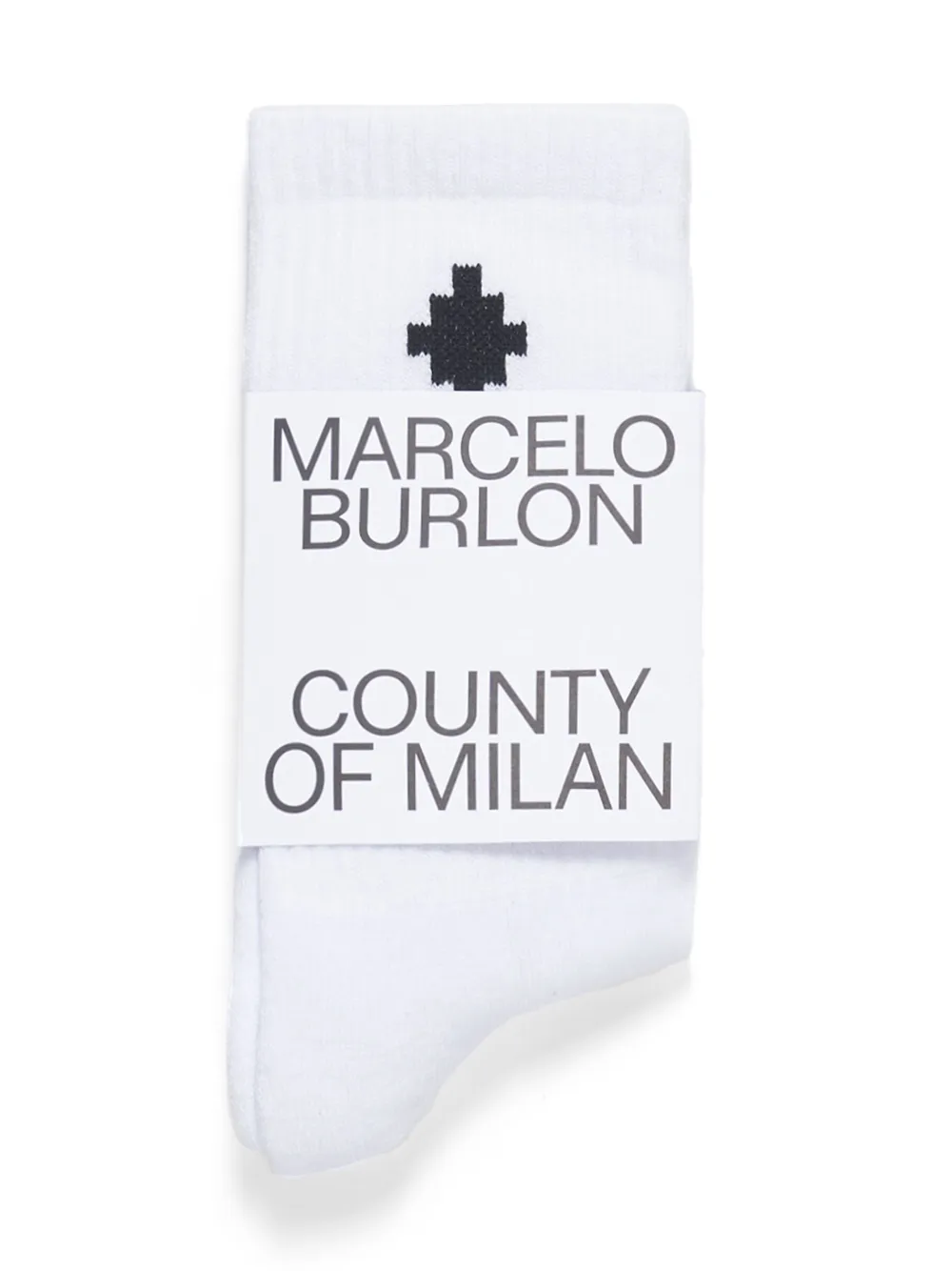 Marcelo Burlon County Of Milan Kids Sokken met logo-jacquard Wit