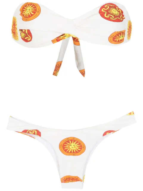 Amir Slama printed bikini set