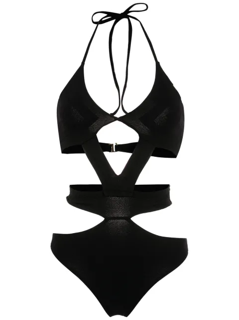 Amir Slama cut out-detail swimsuit