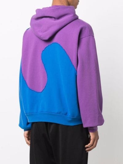 格安即決 Blue ERL & Hoodie SWIRL Swirl HOODIE Lサイズ - www