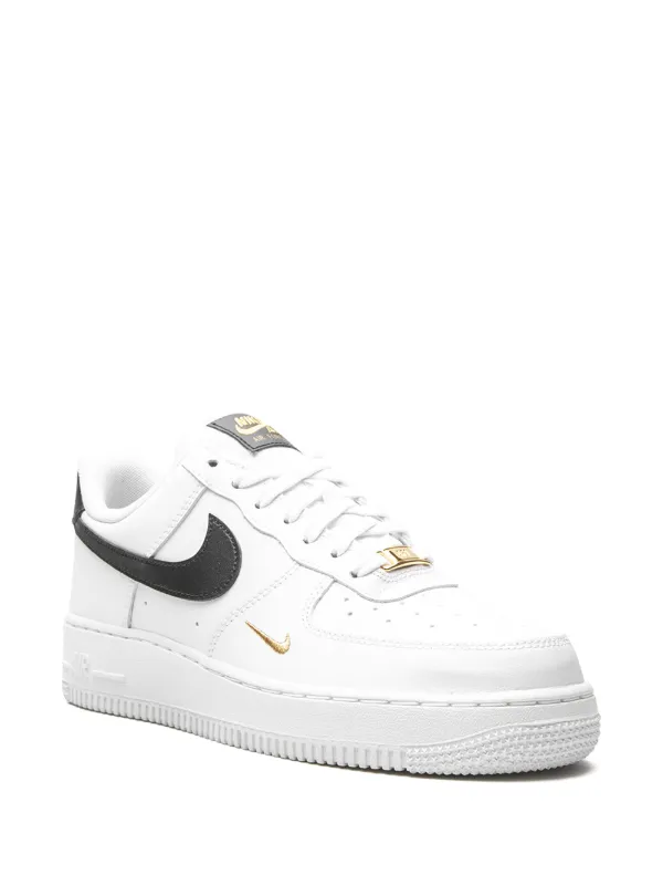 Men's Nike Air Force 1 Low Essentials White Black Gold (DA8481