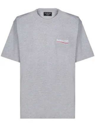 Balenciaga Political CampaignT-shirt | Grey | FARFETCH NZ